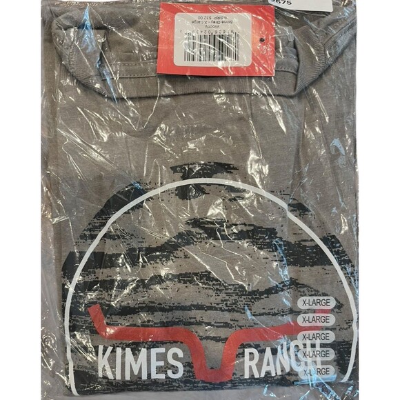 Kimes Ranch T-shirt Short Sleeve NEW with Tags Mens Sz X Large Woody Gray - Picture 2 of 4